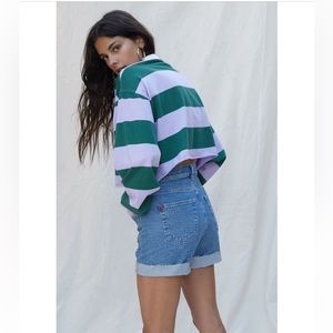 BDG Mandy High-Waisted Denim shorts
